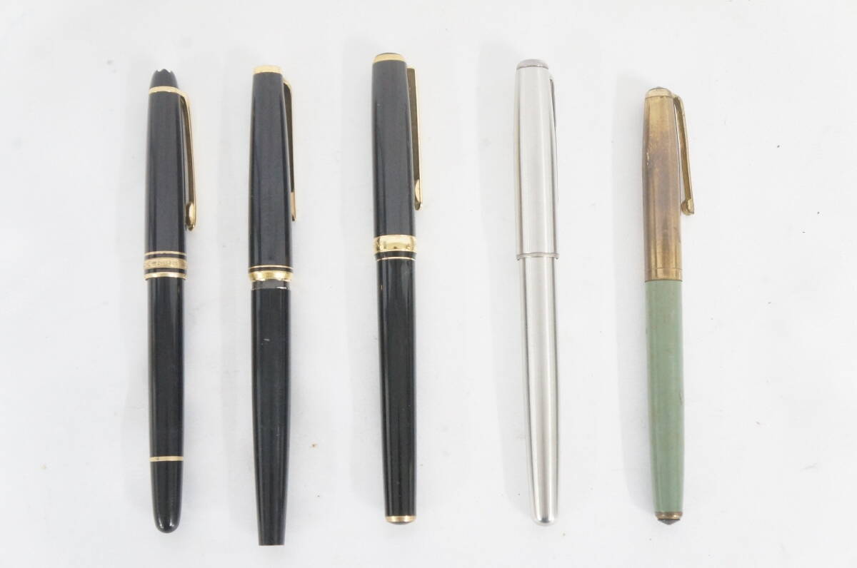 モンブラン マイスターシュッテュック ペン先14K プラチナ ペン先18K 他 万年筆 5点 まとめてセット 筆記用具 9703312311