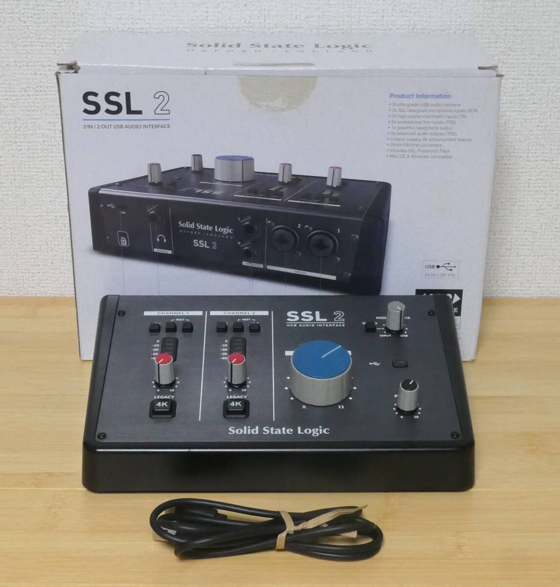 ☆【ジャンク品】Solid State Logic SSL2【通電確認済み】☆