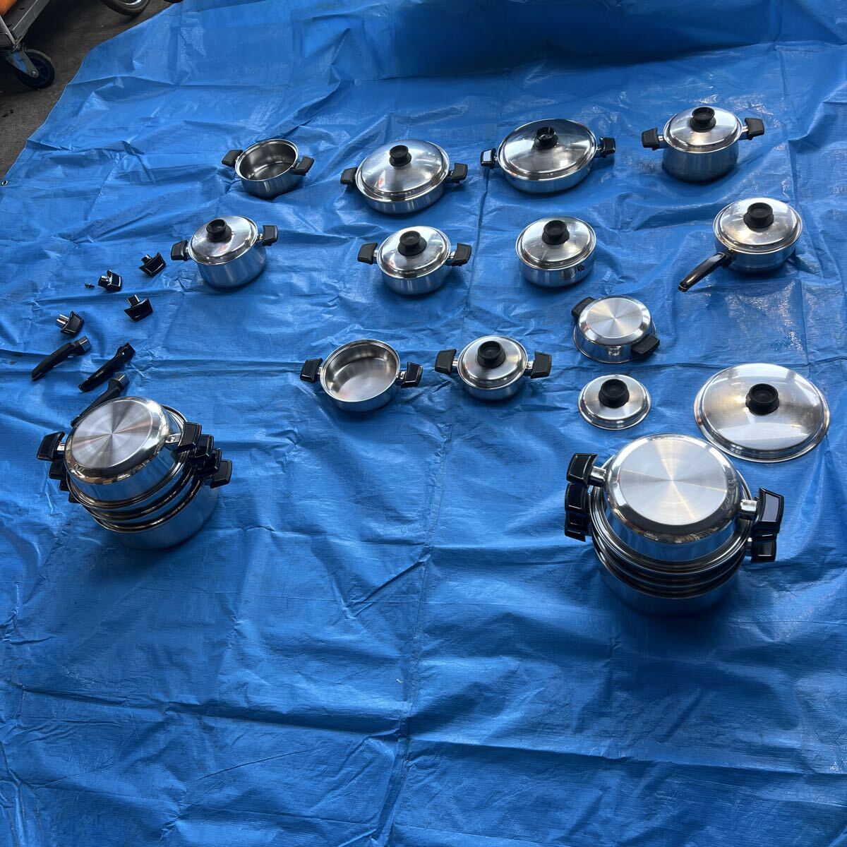 88　ゆうパック着払い2個口発送　現状品■中古品■Royal Queen ロイヤルクイーン 鍋 両手鍋