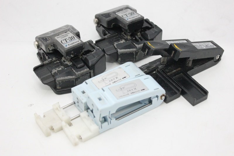 Fujikura/フジクラ 光ファイバカッタ 2台セット◆CT-30 中古【未チェック・ジャンク品】◆送料無料