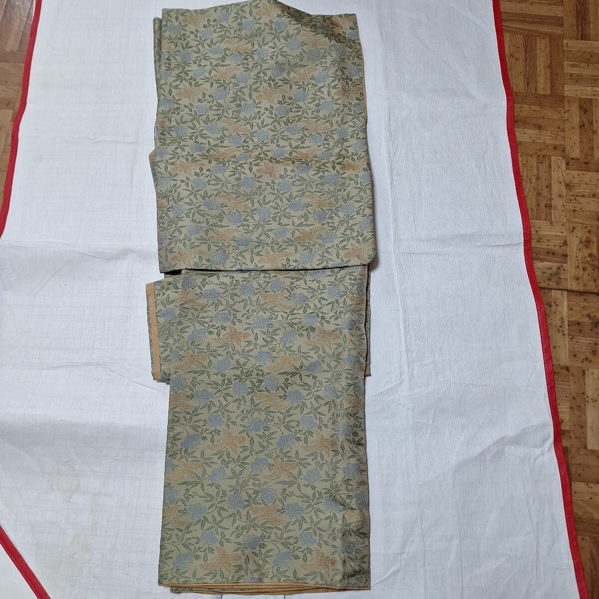 御召　小紋　鳳凰桐柄