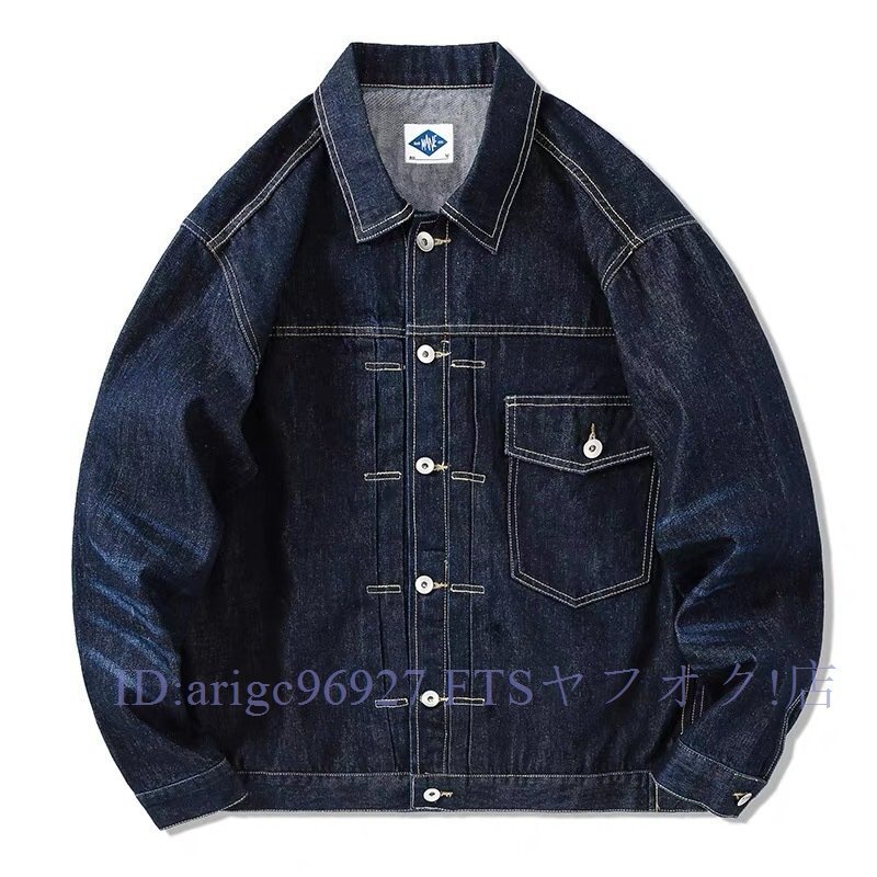 ★新品Gジャン デニムジャケット ゆったり メンズ ワークジャケット 春秋服 ジージャン シンプル M~3XL