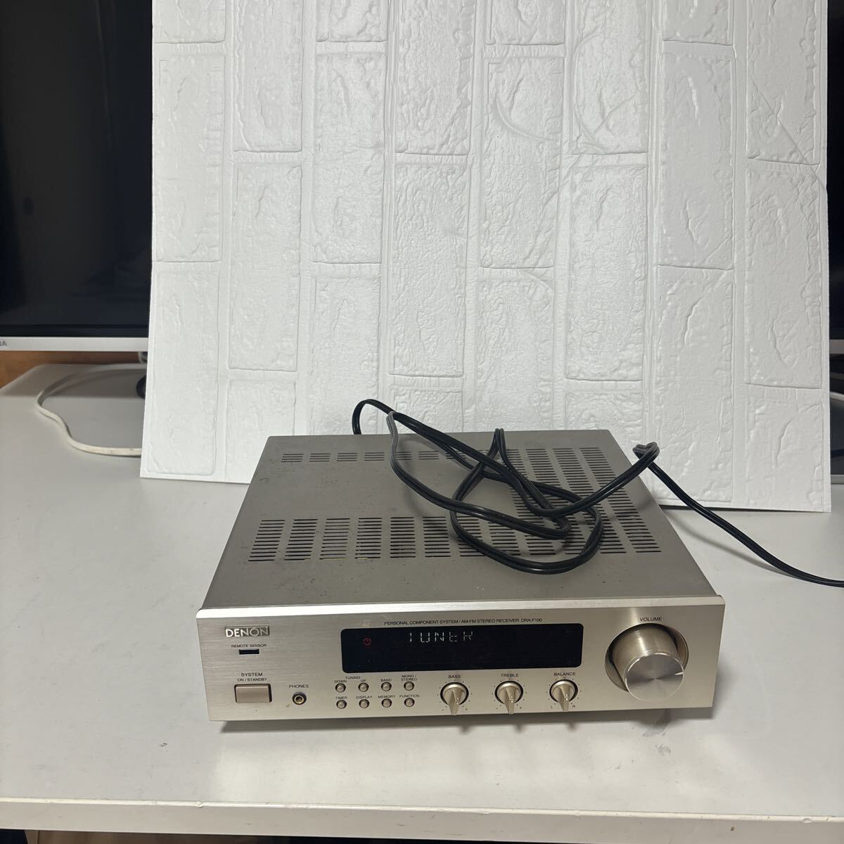 ■DENON/デノン■AM/FMチューナー搭載プリメインアンプ/本体のみ■DRA-F100■