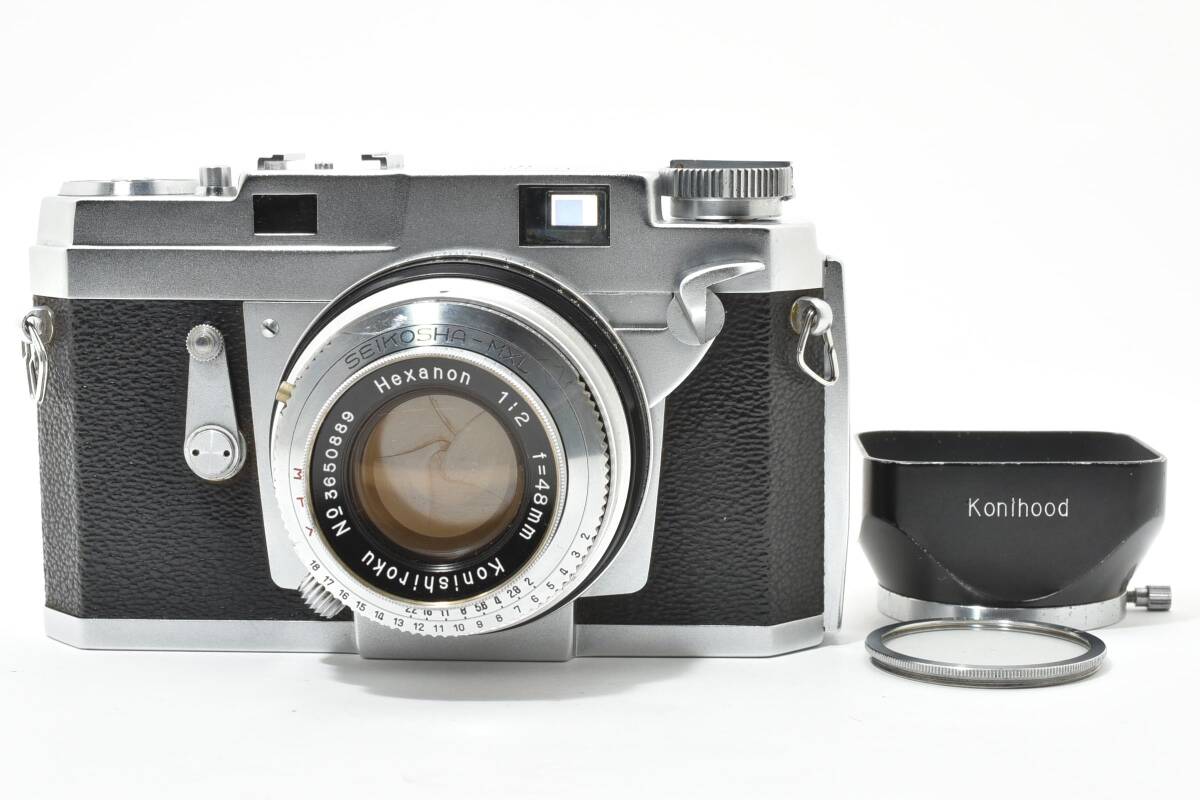 ■ 美品 ■ コニカ　KONICA III L2 Hexanon 48mm F2 《レンズフード付》　　#2825964-A15-E5