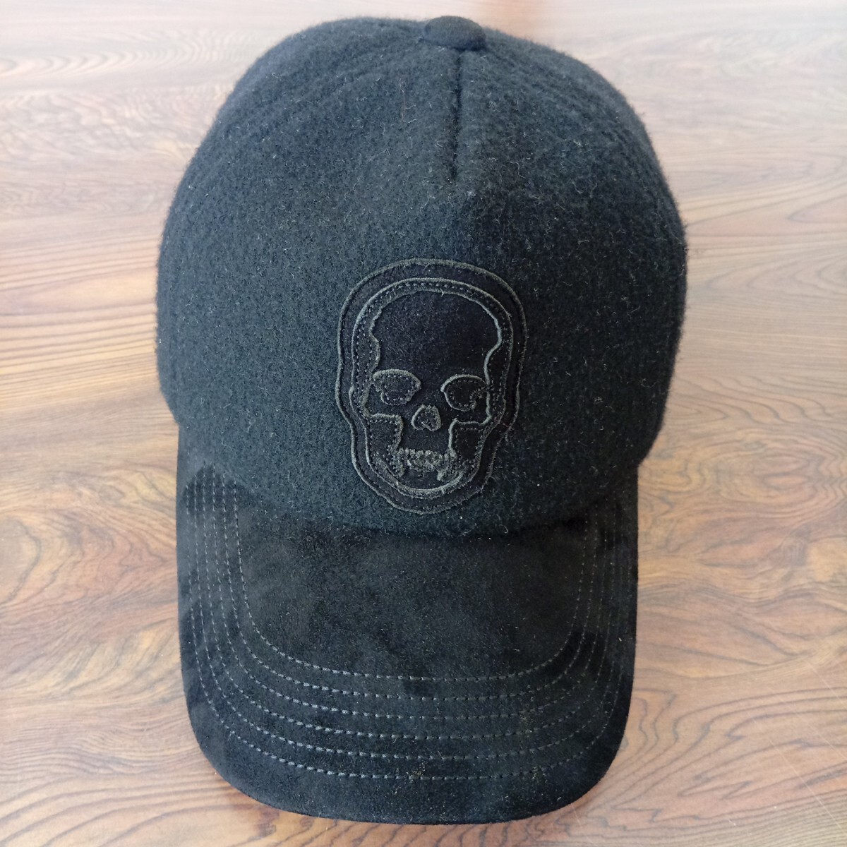 lucien pellat-finet ルシアンペラフィネ 帽子 キャップ スカル　極美品　フリーサイズ　56〜58cm　黒