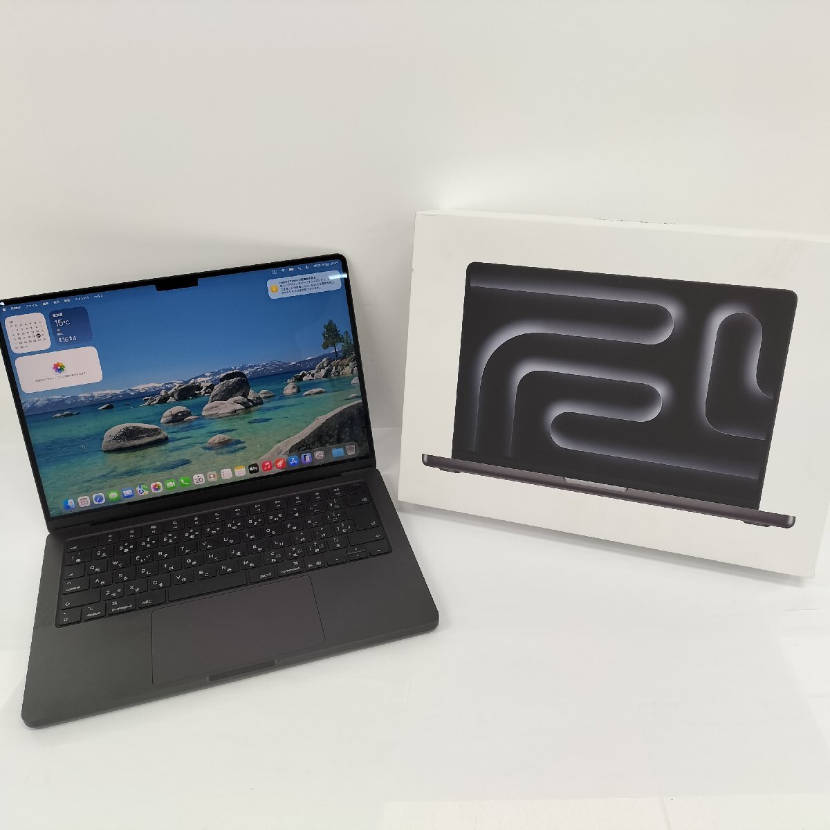 ●Macbook pro Apple M5 SSD1TB メモリ24GB 14.2インチ Liquid Retina ノートパソコン MDE34J/A バッテリー最大容量100％ [ne]wa409