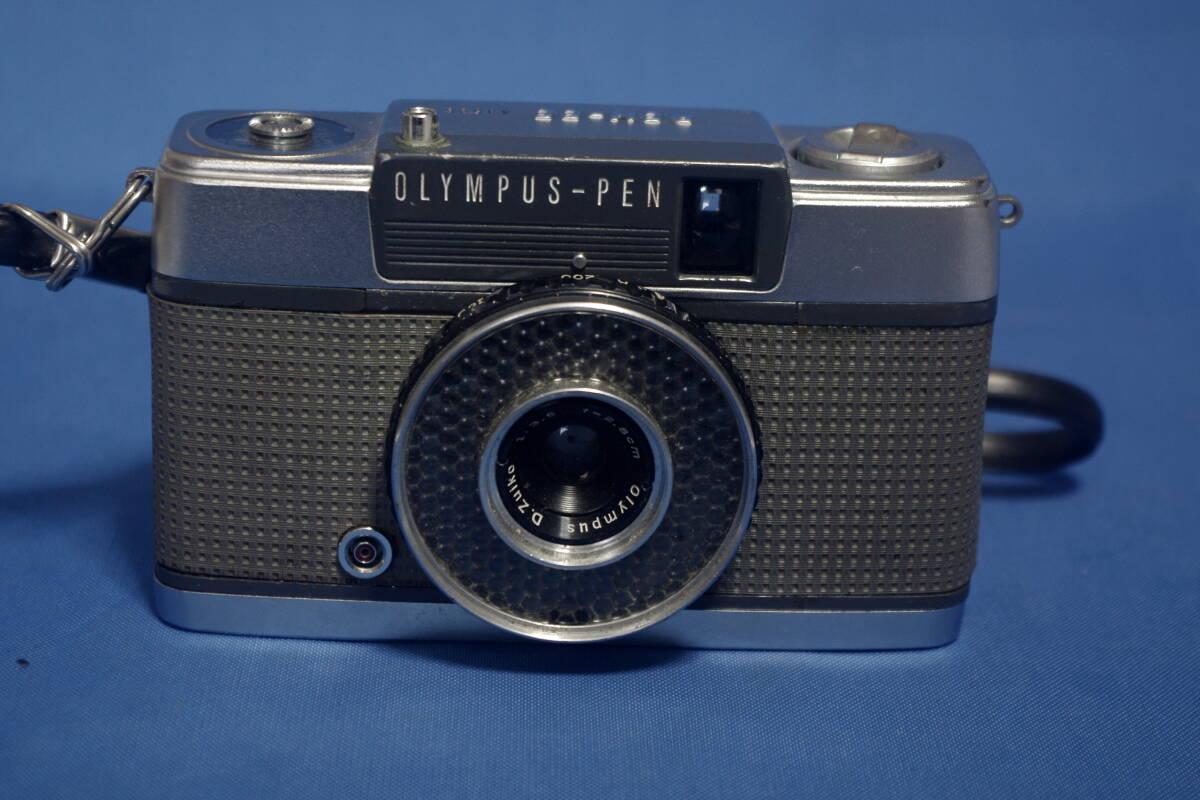 ★☆OLYMPUS-PEN　EE 　セレン電池搭載ハーフカメラ　動作確認　赤ベロ出ます☆★