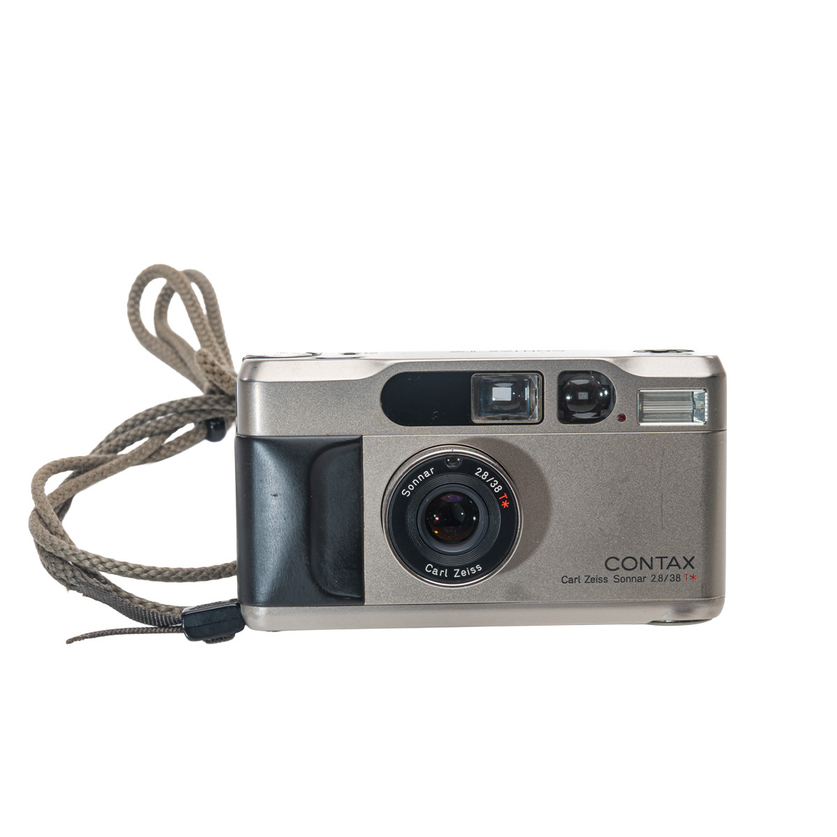 S-968 CONTAX T2 Carl Zeiss Sonnar 2.8/38 T* ケース付 コンパクトフィルムカメラ 現状品