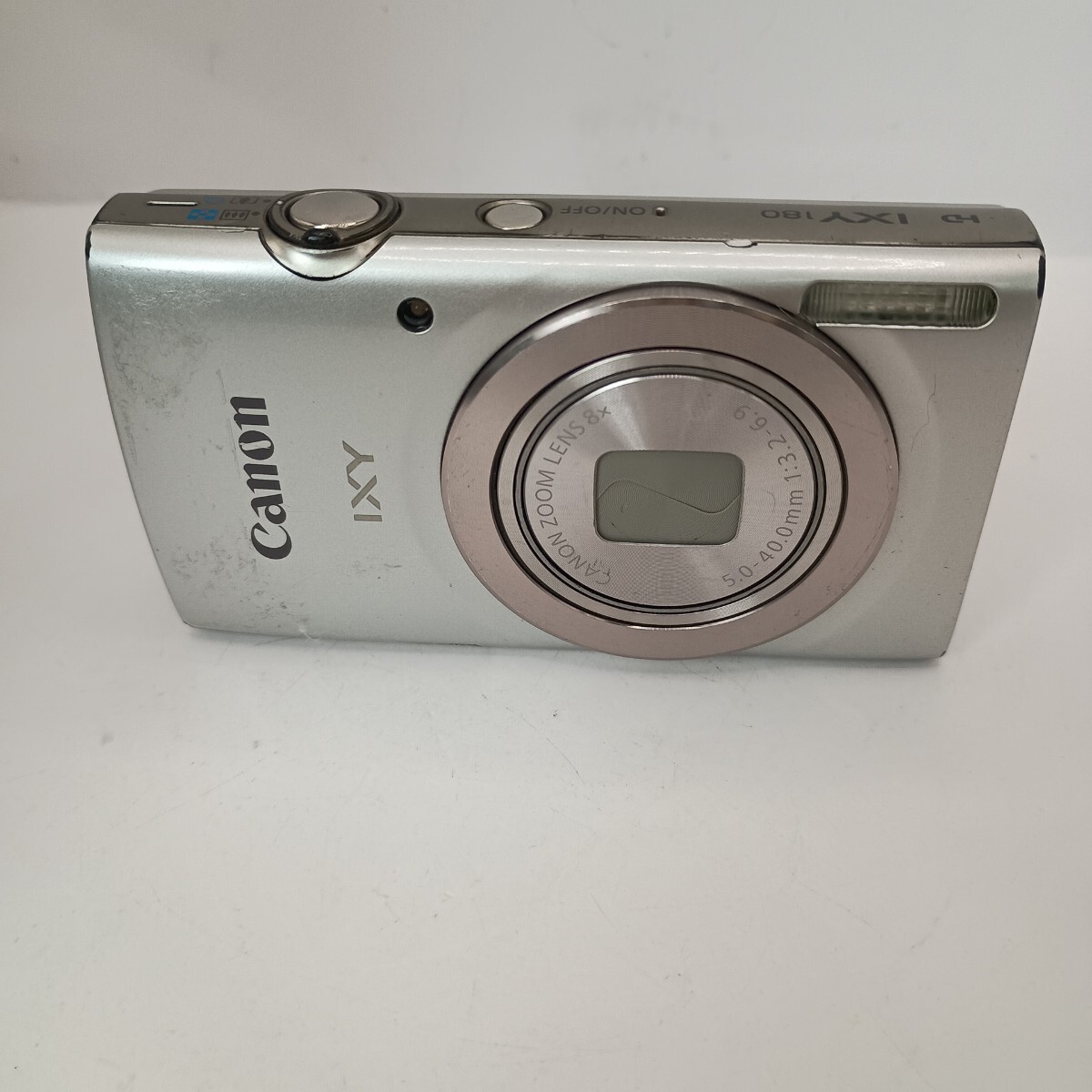 4924 【動作確認済】1円スタート Canon IXY 180 コンパクトデジタルカメラ シルバー