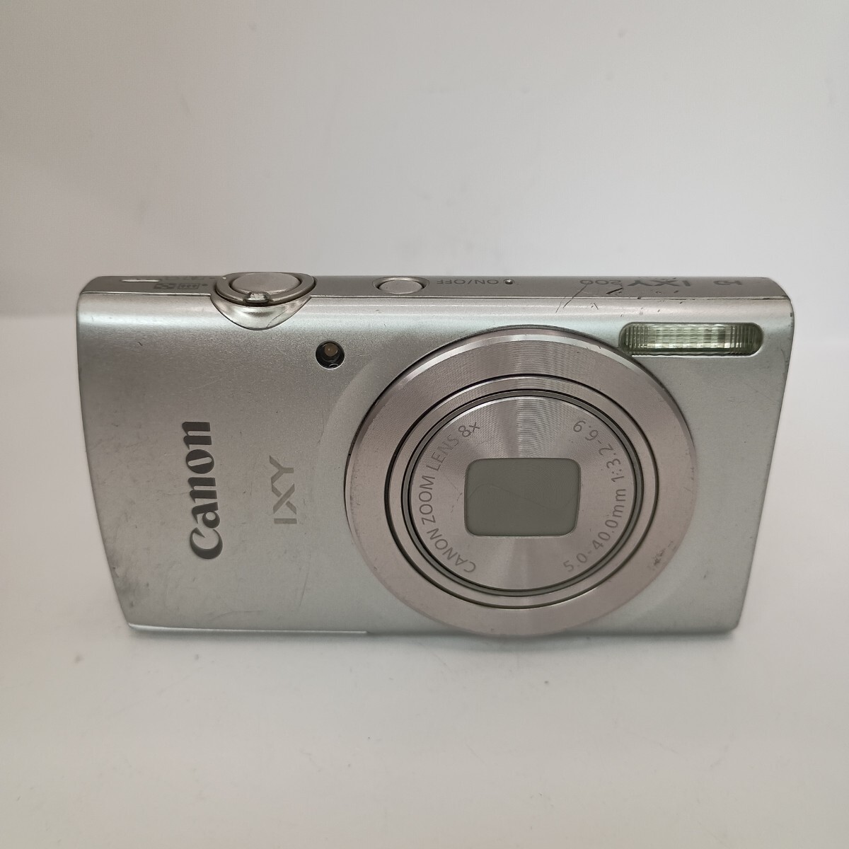 4891 【動作確認済】1円スタート Canon IXY200 コンパクトデジタルカメラ シルバー