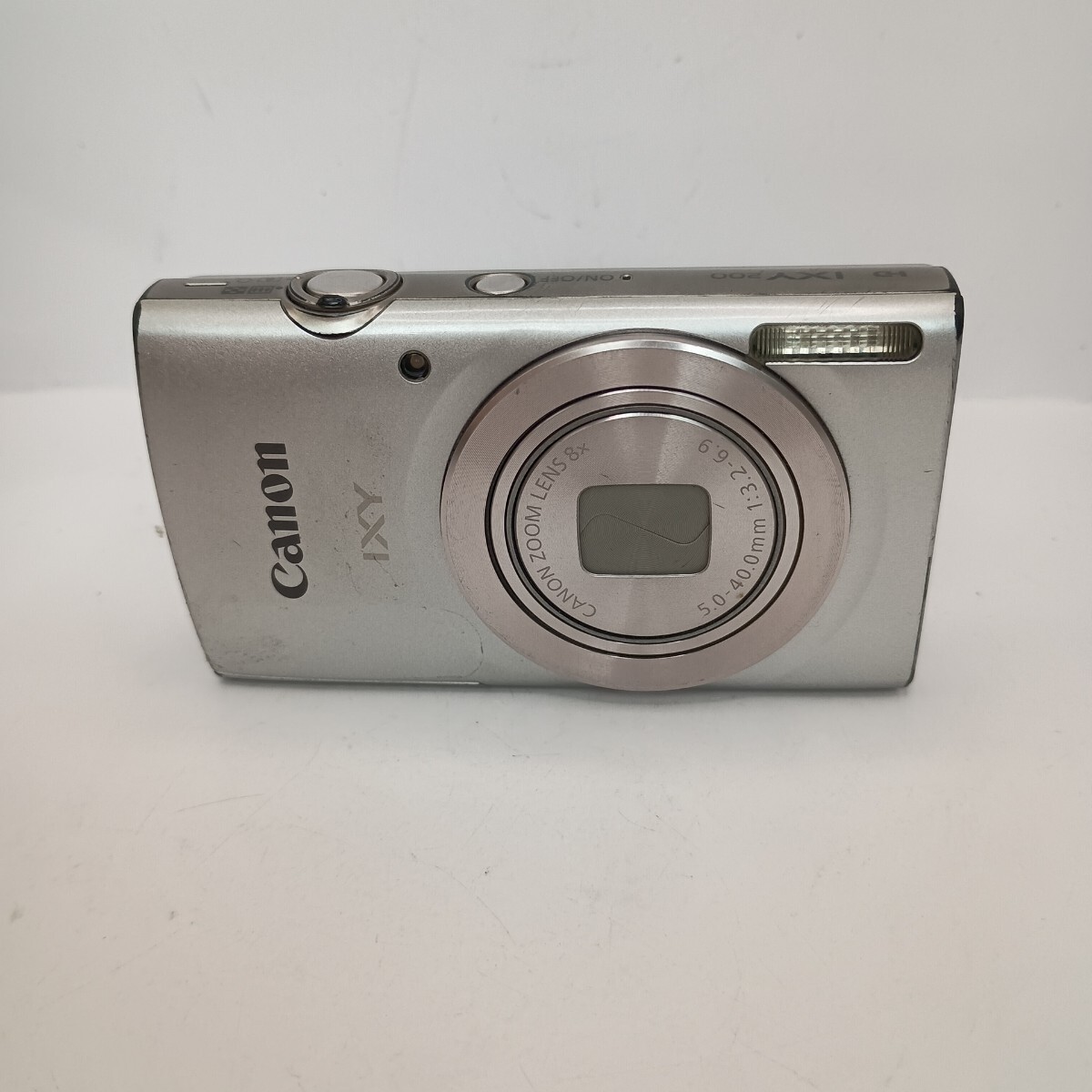 4907 【動作確認済】1円スタート Canon IXY200 コンパクトデジタルカメラ シルバー