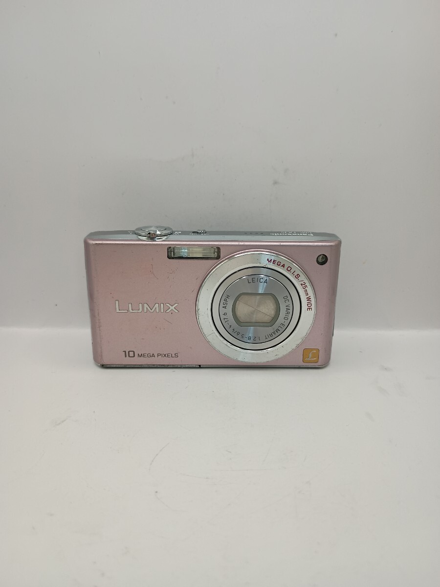 4987【動作確認済み】1円スタート Panasonic LUMIX DMC-FX35 ピンク コンパクトデジタルカメラ デジカメ パナソニック ルミックス