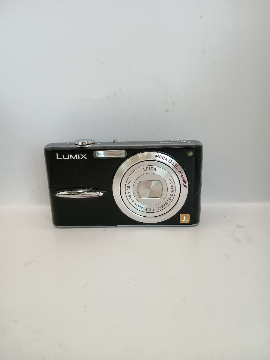 4905【動作確認済み、ジャンク品】1円スタート Panasonic LUMIX DMC-FX30 コンパクトデジタルカメラ ブラック ルミックス デジカメ