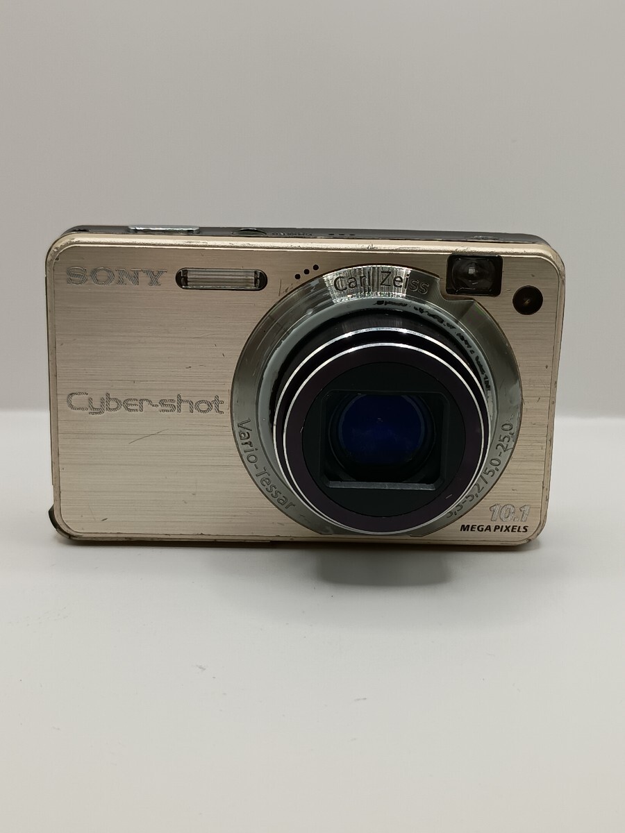 4889 【動作確認済】1円スタート SONY Cyber-shot DSC-W170 ゴールド コンパクトデジタルカメラ