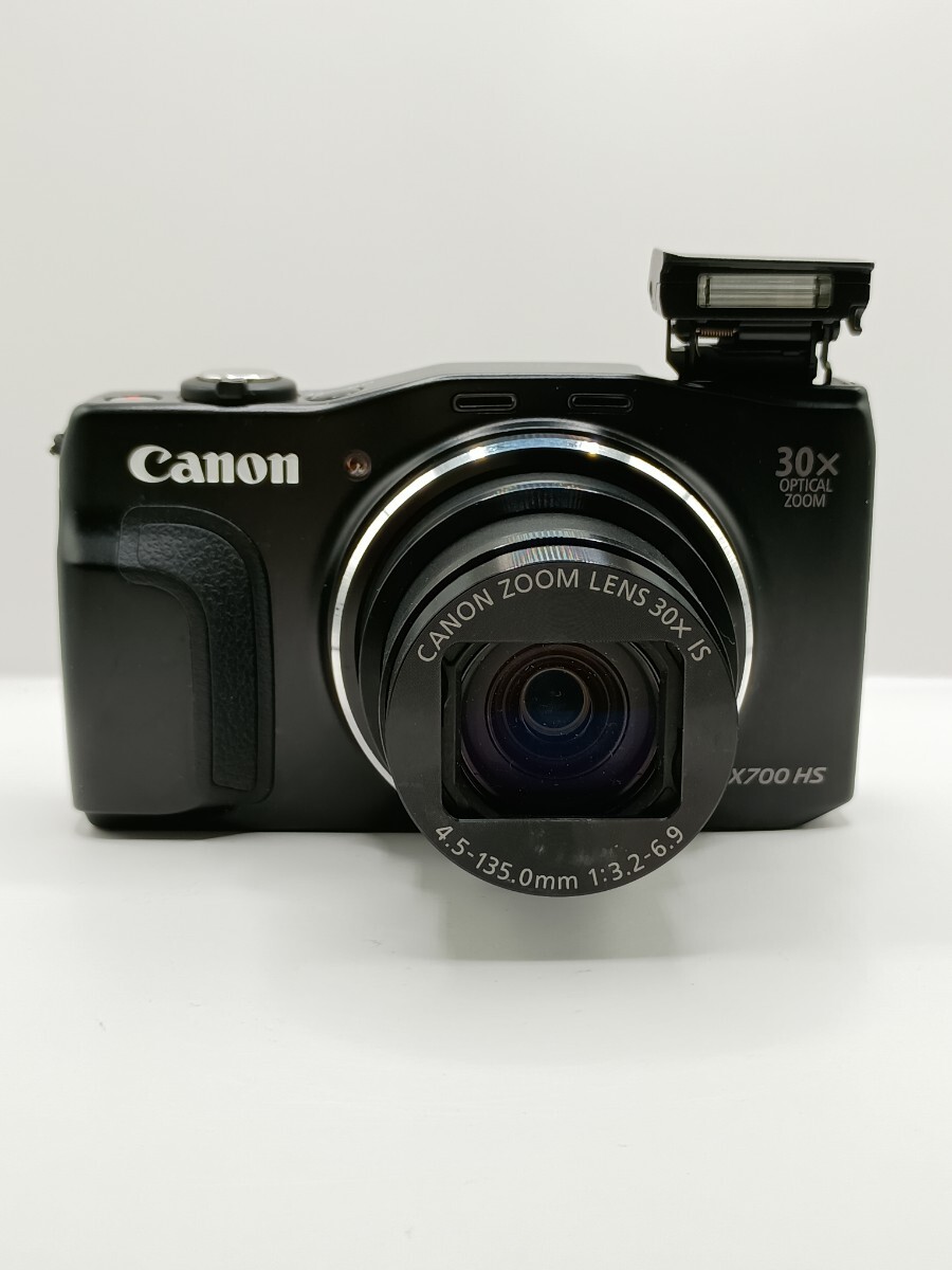 4916 【動作確認済】1円スタート Canon PowerShot SX700 HS ブラック デジタルカメラ