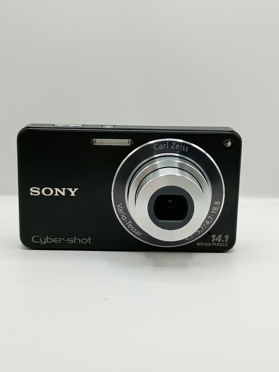 4946 【動作確認済】1円スタート SONY Cyber-shot DSC-W350 ブラック コンパクトデジタルカメラ