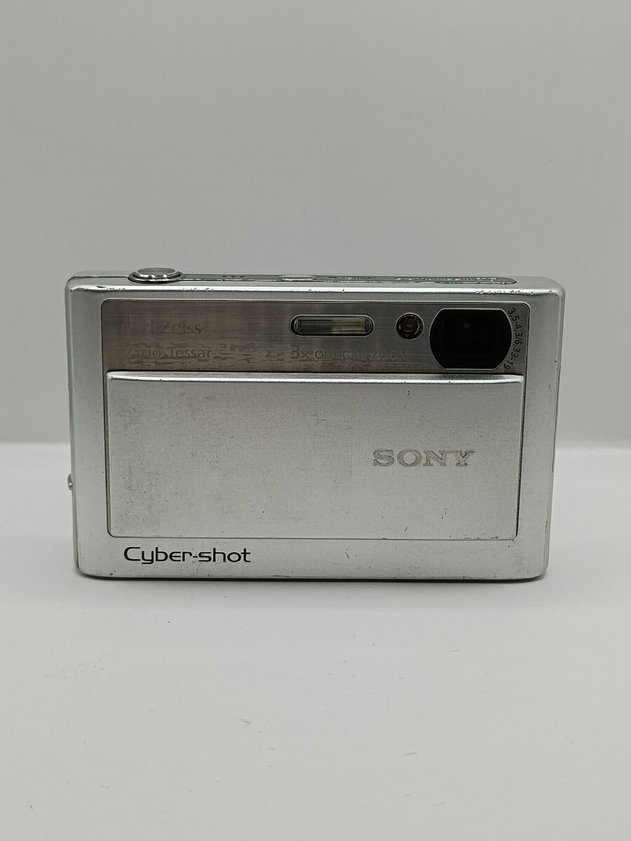 4895 【動作確認済】1円スタート SONY Cyber-shot DSC-T20 シルバー コンパクトデジタルカメラ