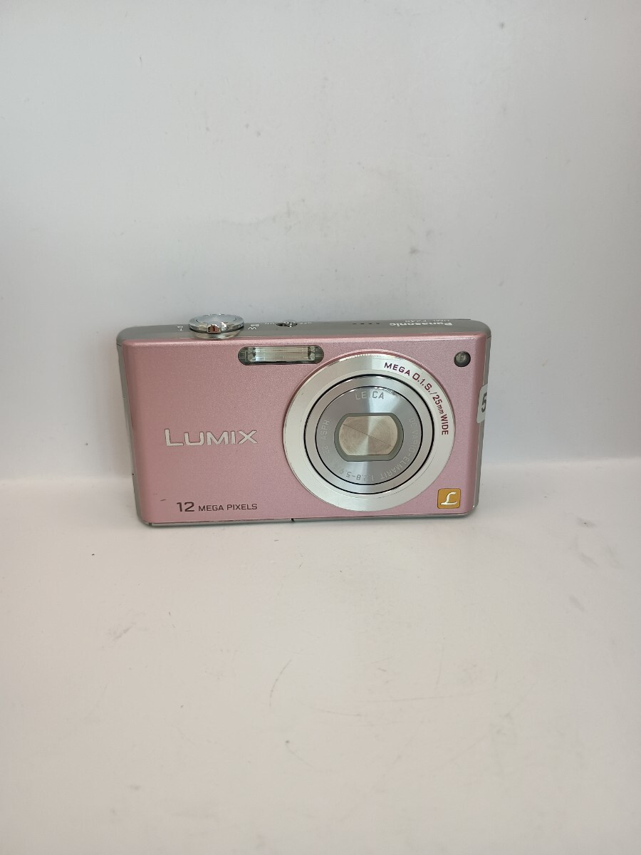 5014【動作確認済み】1円スタート Panasonic LUMIX DMC-FX40 ピンク パナソニック コンパクトデジタルカメラ デジカメ ルミックス