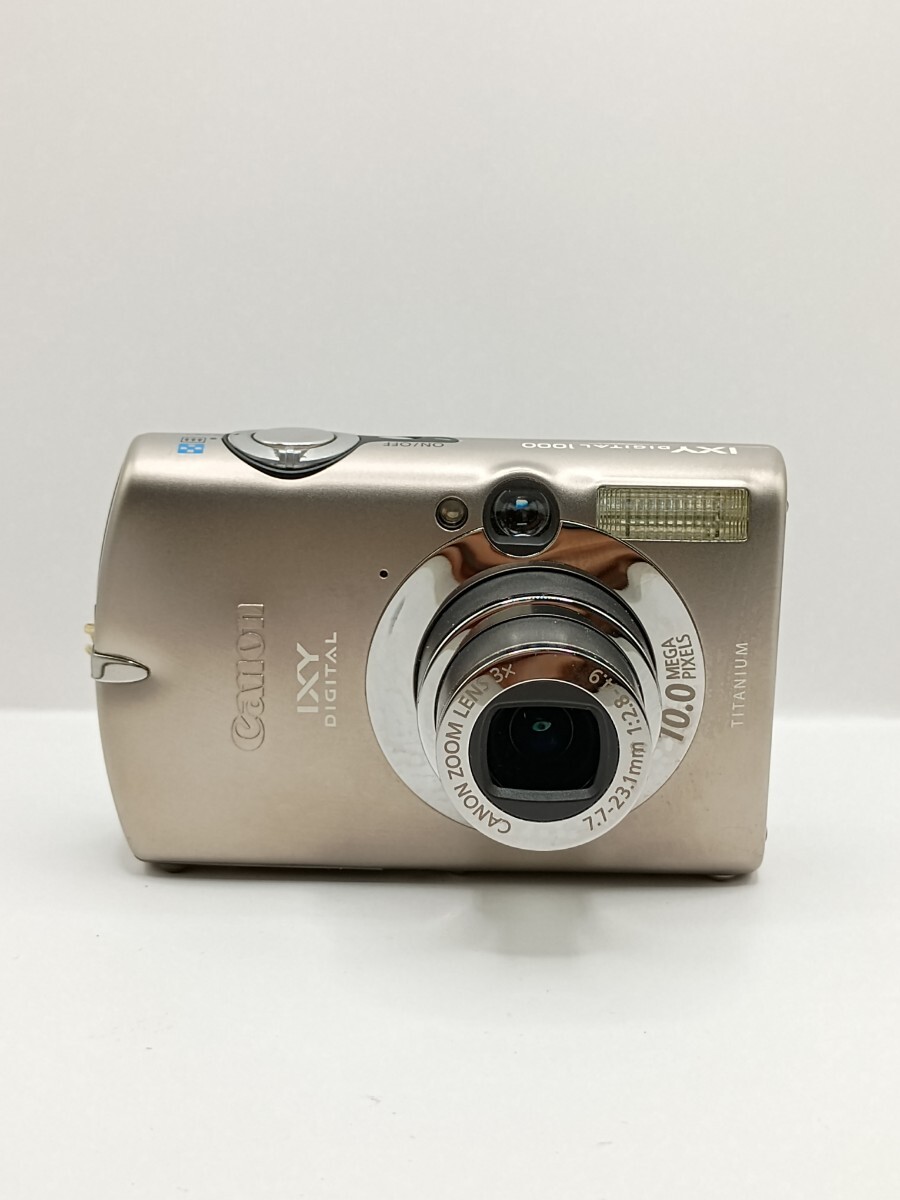 4928 【動作確認済】1円スタート Canon IXY DIGITAL PC1206 シルバー コンパクトデジタルカメラ
