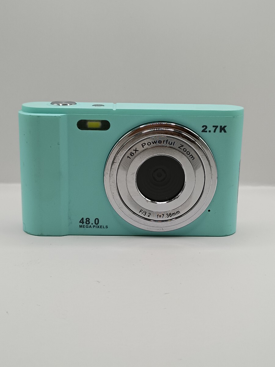4957 【動作確認済】1円スタート DC302 ブルー コンパクトデジタルカメラ
