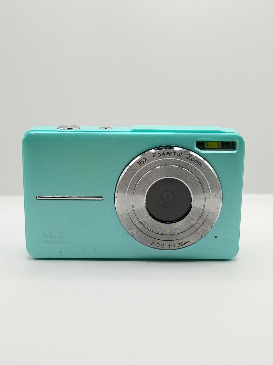 4894 【通電・動作未確認】1円スタート DC403 ブルー コンパクトデジタルカメラ