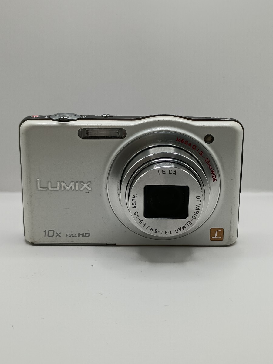 4884 【動作確認済】1円スタート Panasonic LUMIX DMC-SZ7 ホワイト コンパクトデジタルカメラ