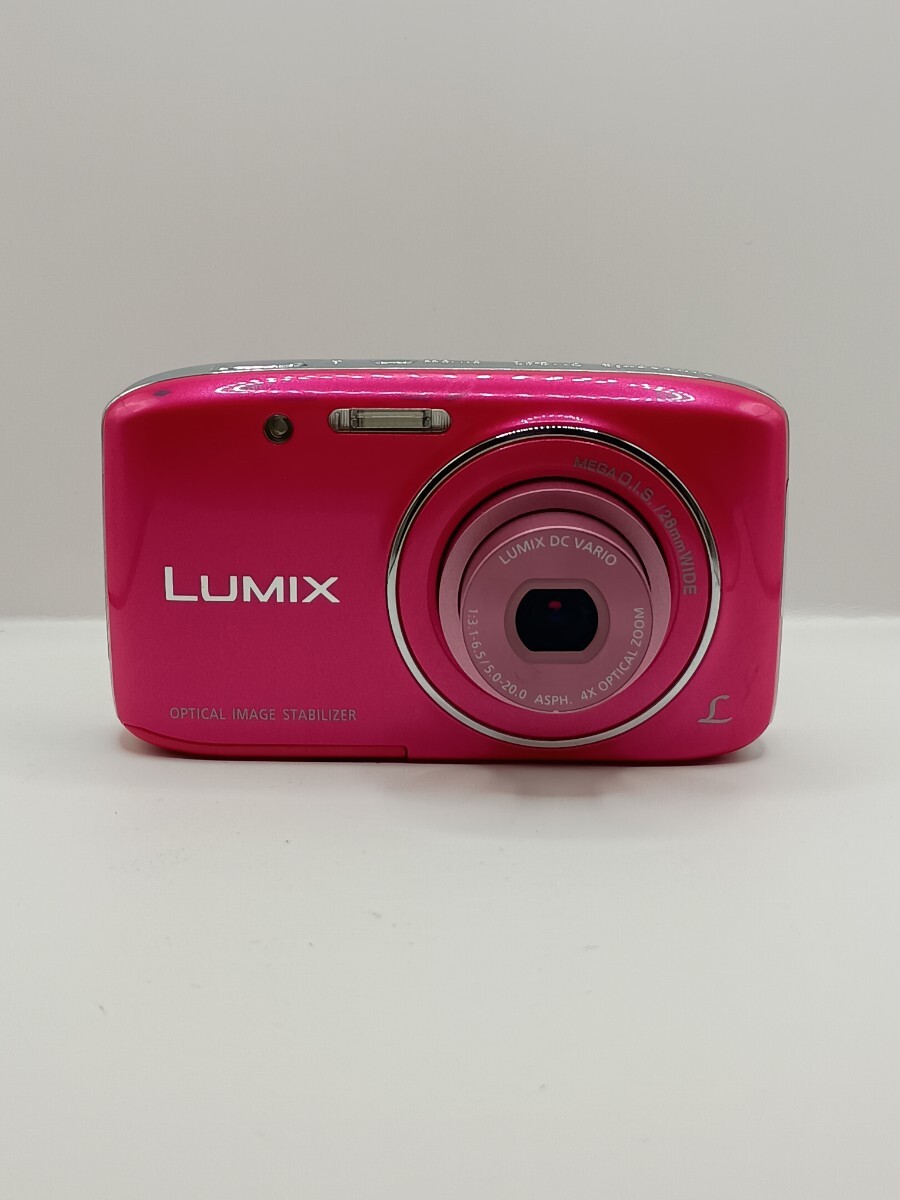 4882 【動作確認済】1円スタート Panasonic LUMIX DMC-S2 ピンク コンパクトデジタルカメラ