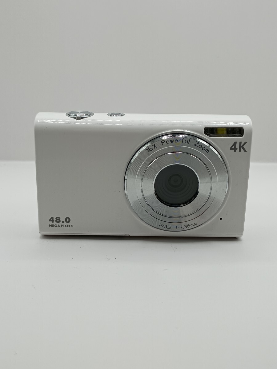 4932 【動作未確認】1円スタート DC402 ホワイト コンパクトデジタルカメラ