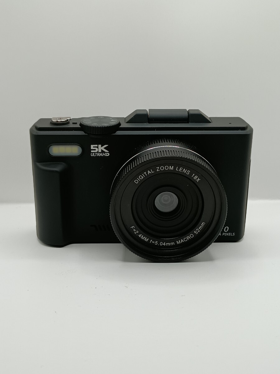 4958 【動作確認済み】1円スタート IN-5V ブラック コンパクトデジタルカメラ