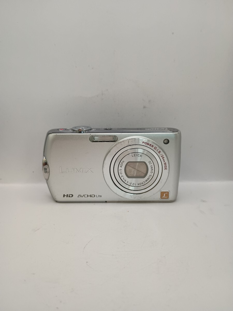 4878【動作確認済み】1円スタート LUMIX Panasonic DMC-FX70 コンパクトデジタルカメラ シルバー パナソニック デジカメ