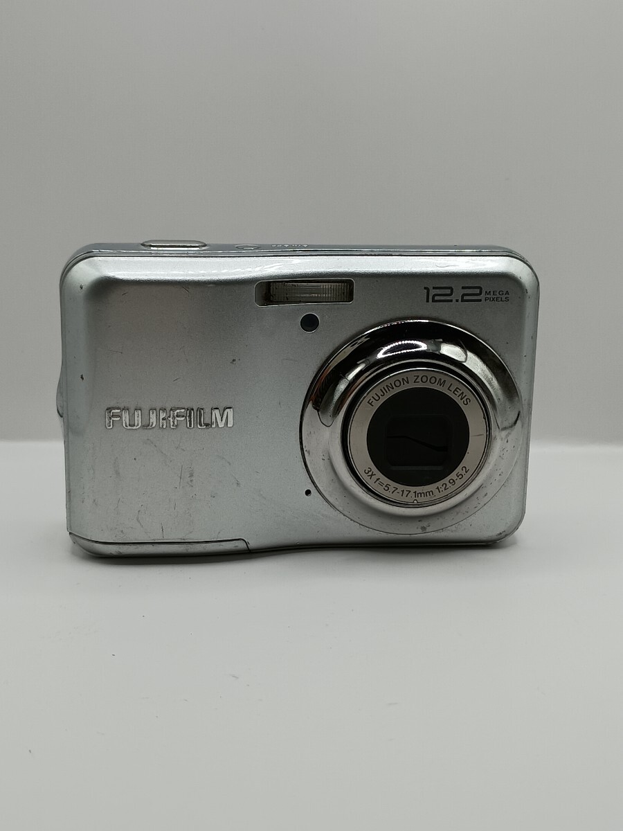 4950 【動作未確認】1円スタート FUJIFILM A220 シルバー コンパクトデジタルカメラ