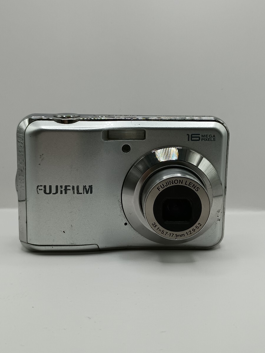 4951 【動作確認済み】1円スタート FUJIFILM FinePix AV250 シルバー コンパクトデジタルカメラ
