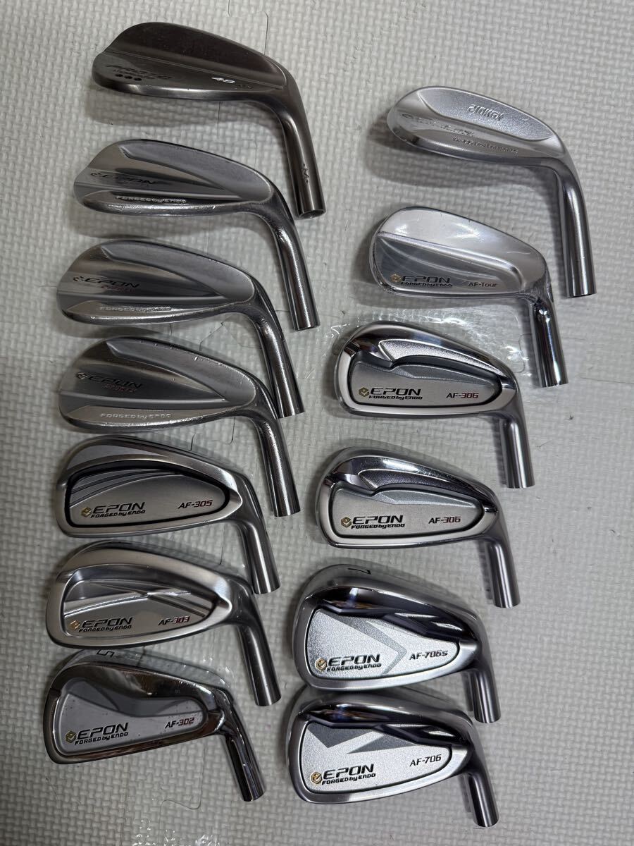 EPON エポン アイアンセットAF-302／AF-305／AF-306／AF-706／AF-706S 2135TX 他 13個セット ★現状品ジャンク扱い