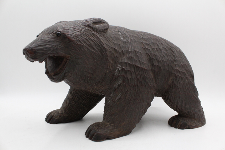 木彫り 熊 クマ 銘あり