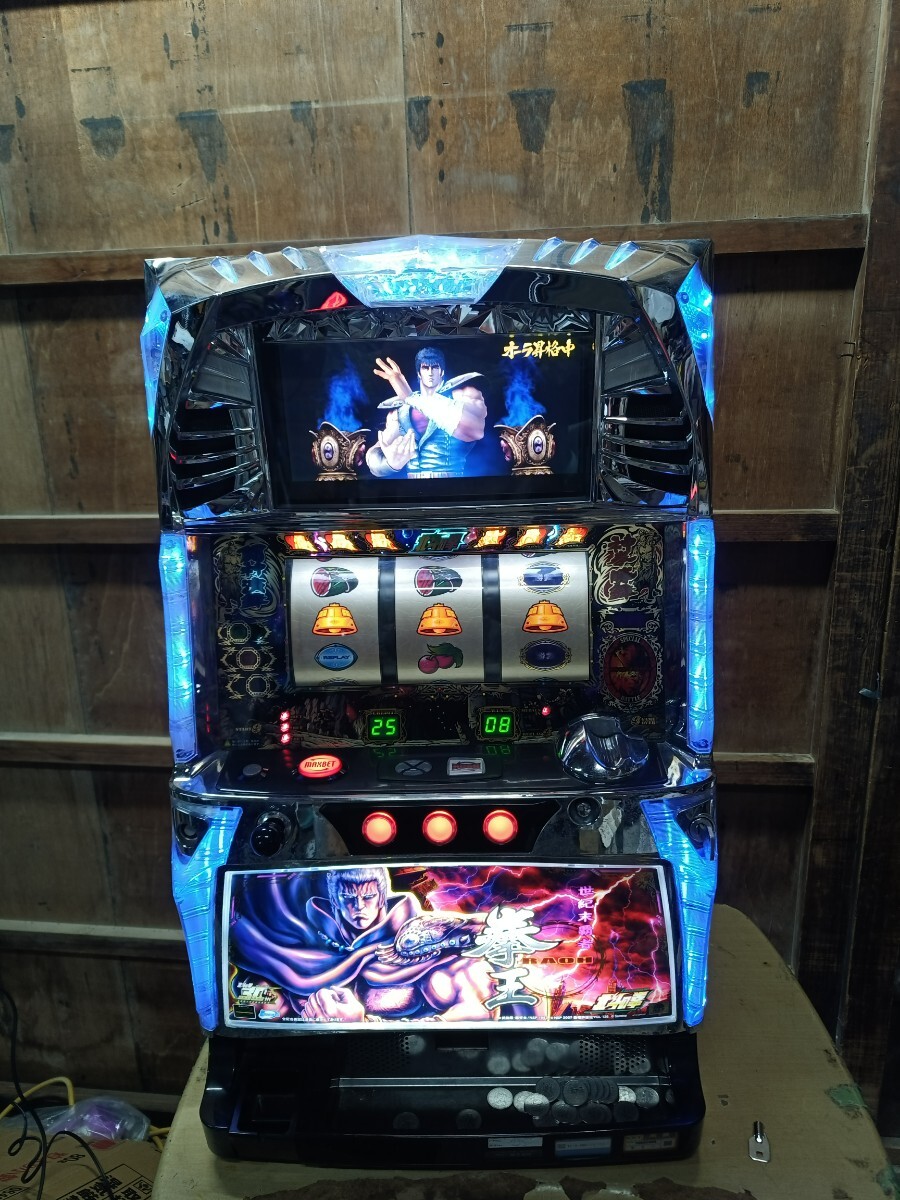 北斗の拳 パチスロ 拳王 実機 スロットRAOH 現状品 動画あり 鍵あり　Sammy　配送可　引取り可