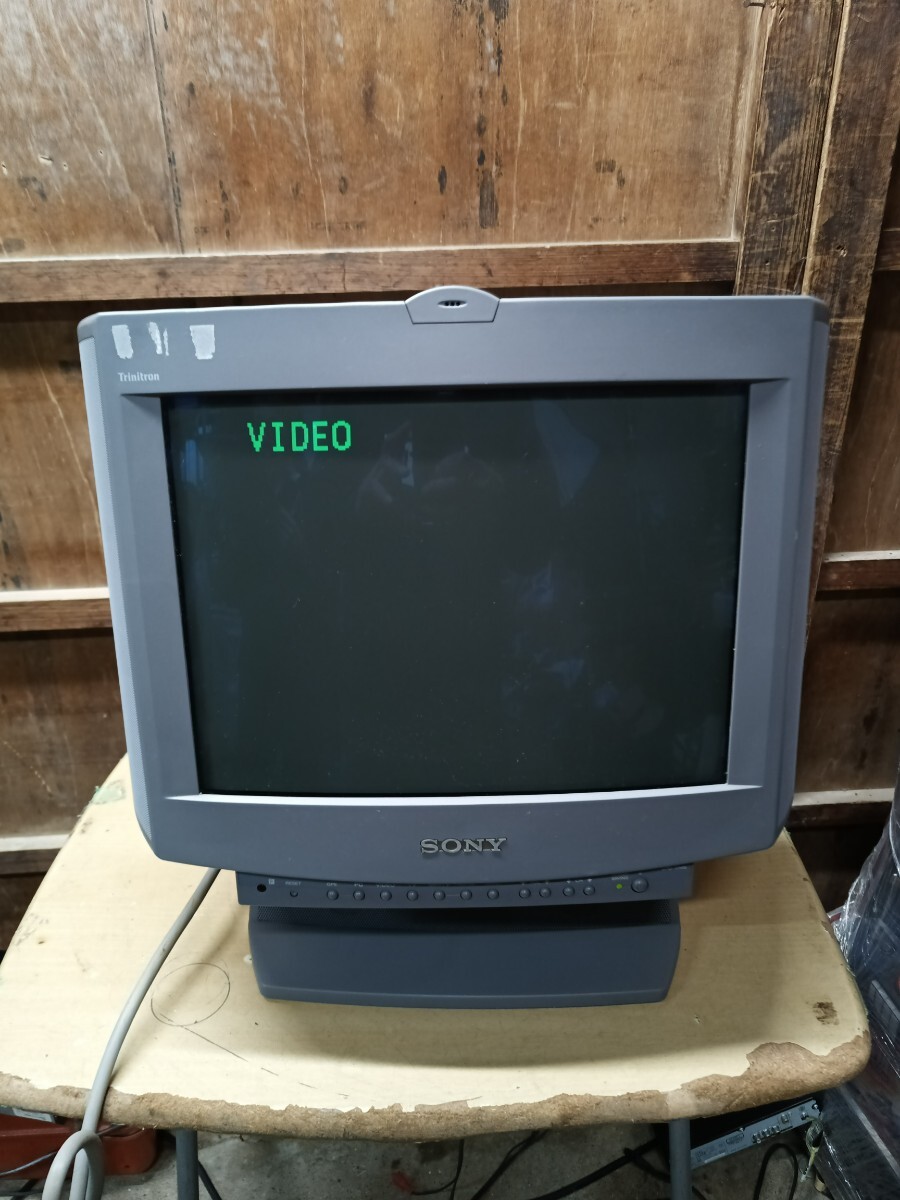 SONY 　Trinitron　CPD-17MS　17型 CRTモニター　難あり　通電確認済　現状品　ジャンク品