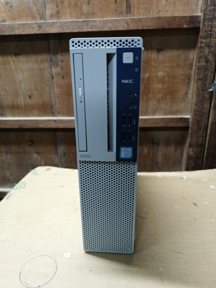 NEC　Mate　DESKTOP　 JU54TG9　Cor　e　i5-7500　MKM34B-1　パーソナルコンピュータ　メモリなし　ストレージなし　Windows起動確認のみ　