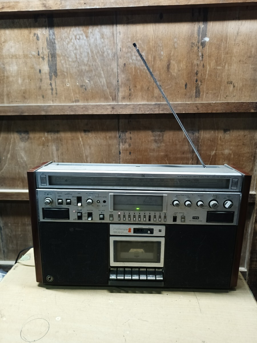 National　ナショナル　RX5700　カセットデッキ　通電確認済み　現状品　難あり　ジャンク品　部品とりや修理等に