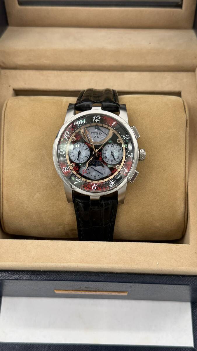 希少品 CITIZEN シチズン 世界300本限定 カンパノラ 茜空 CTY57-1161 9800-T0117 メンズ ウォッチ　ソーラー