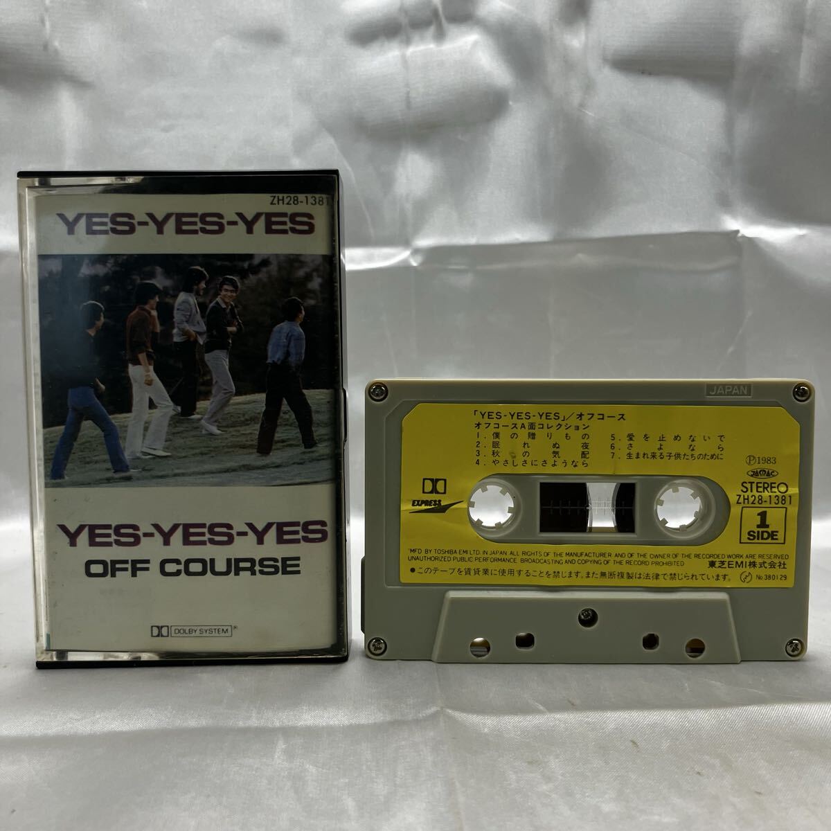 【入手困難】カセットテープ オフコース OFF COURSE YES-YES-YES ZH28-1381 昭和レトロ 現状渡し