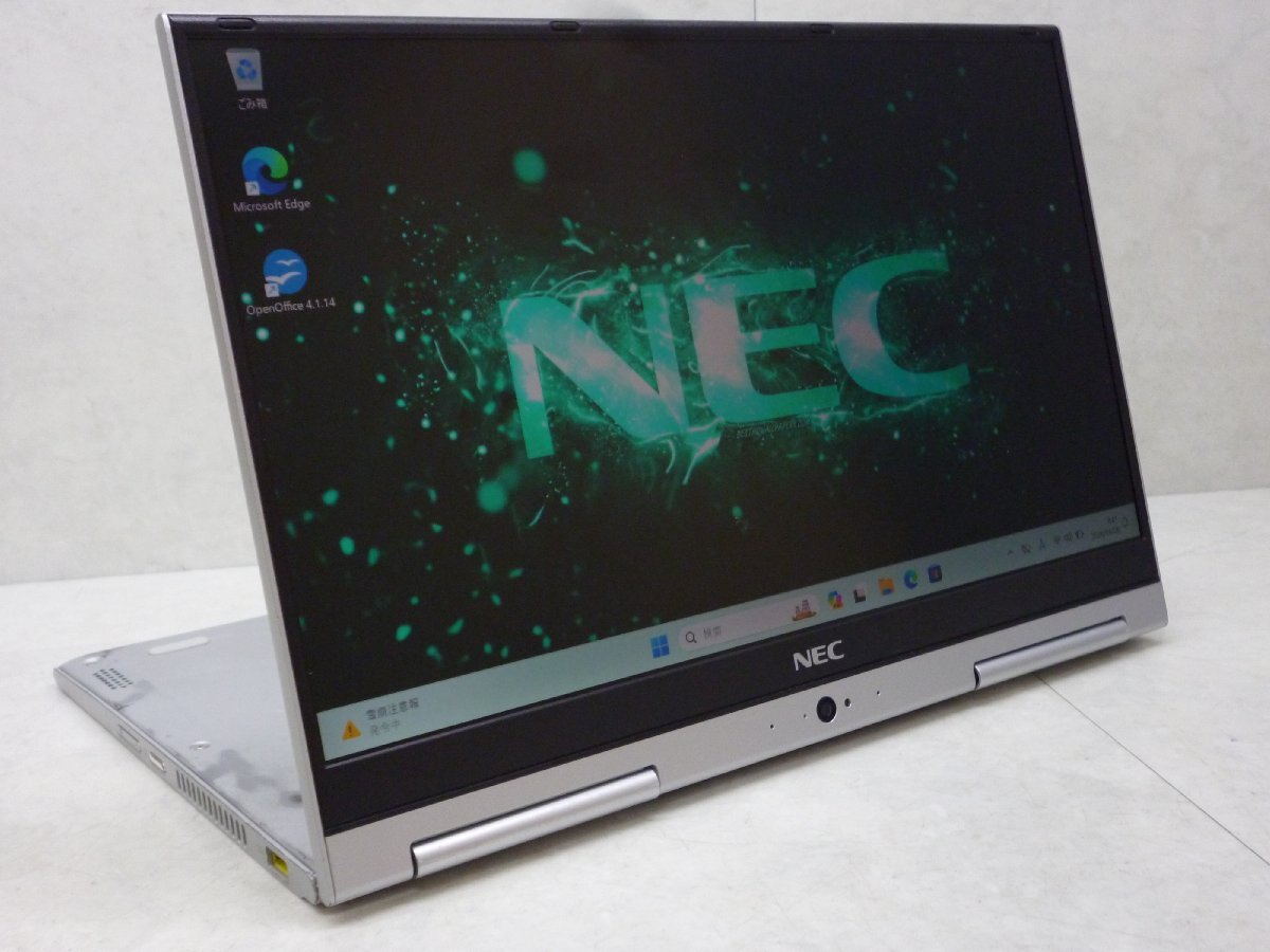 ☆1円☆第8世代☆NEC Versa Pro VKT16/GV-4☆Core i5 1.60GHz/8GB/SSD256GB/高解像度/タッチ/無線/Bluetooth/カメラ/Office/DtoD領域☆