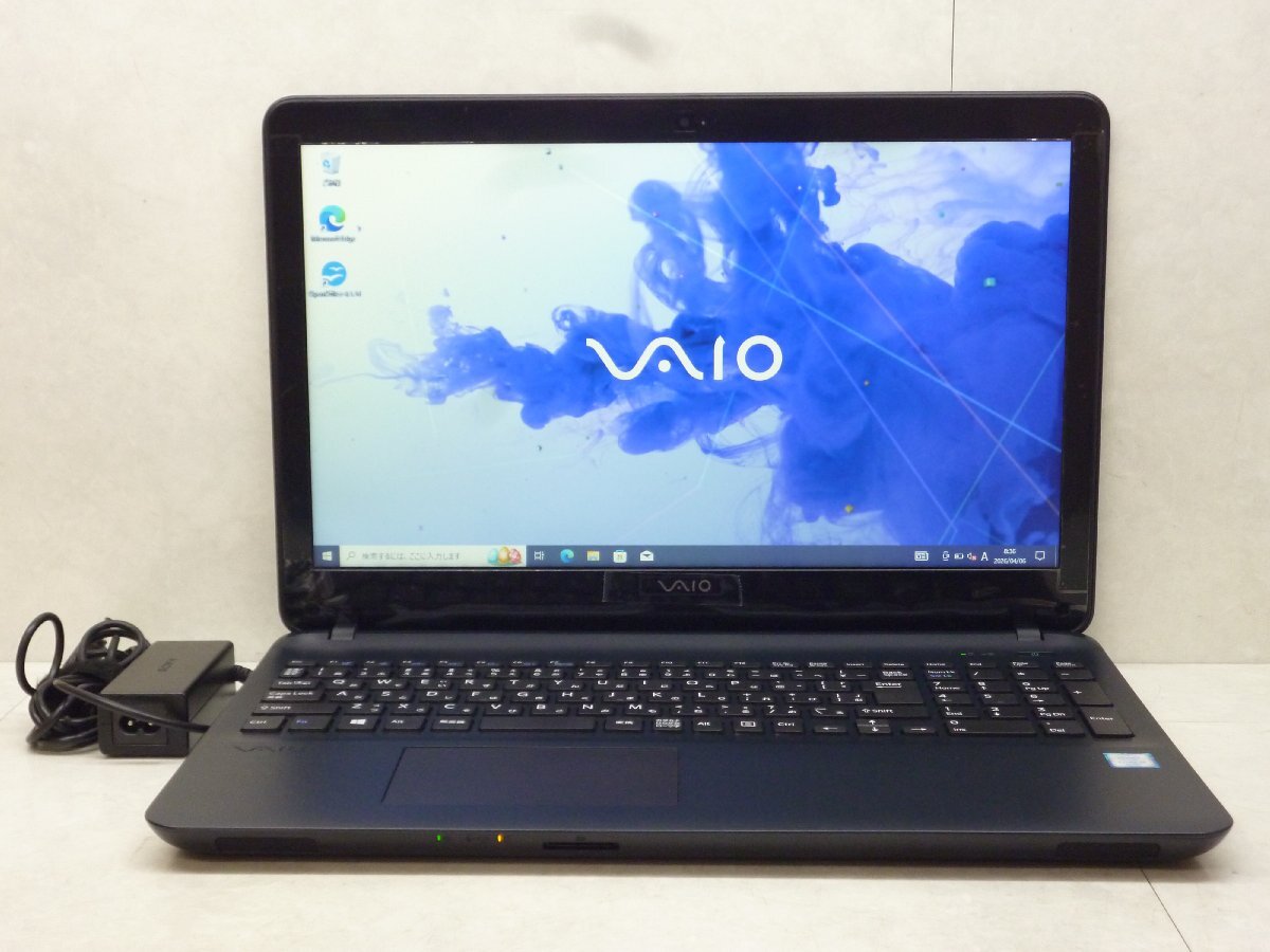 ☆1円☆第6世代☆VAIO VJS151C11N☆Core i5 2.30GHz/8GB/500GB/Sマルチ/無線/Bluetooth/カメラ/Office/Windows 10 Pro DtoD領域☆