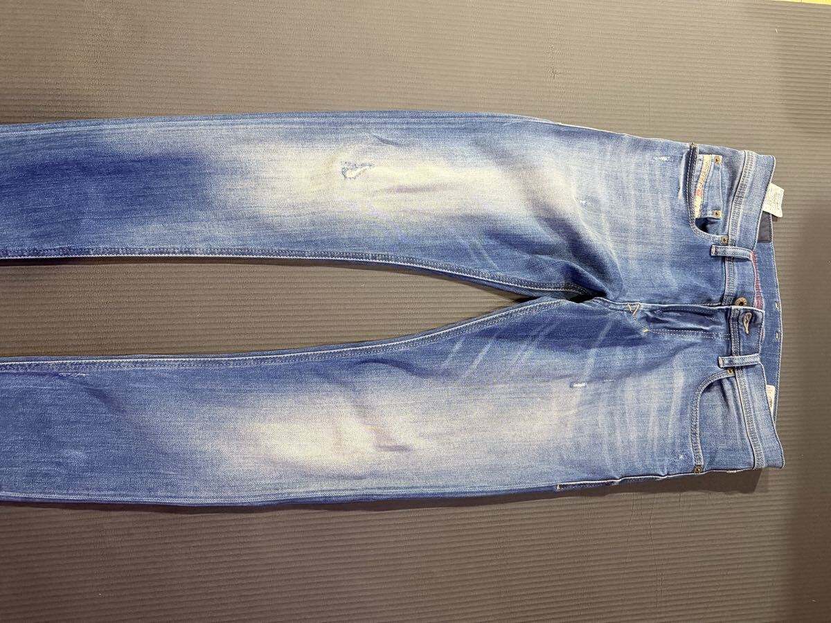 DIESEL TEPPHAR W31 084GG ディーゼルストレッチデニムジーンズダメージ加工