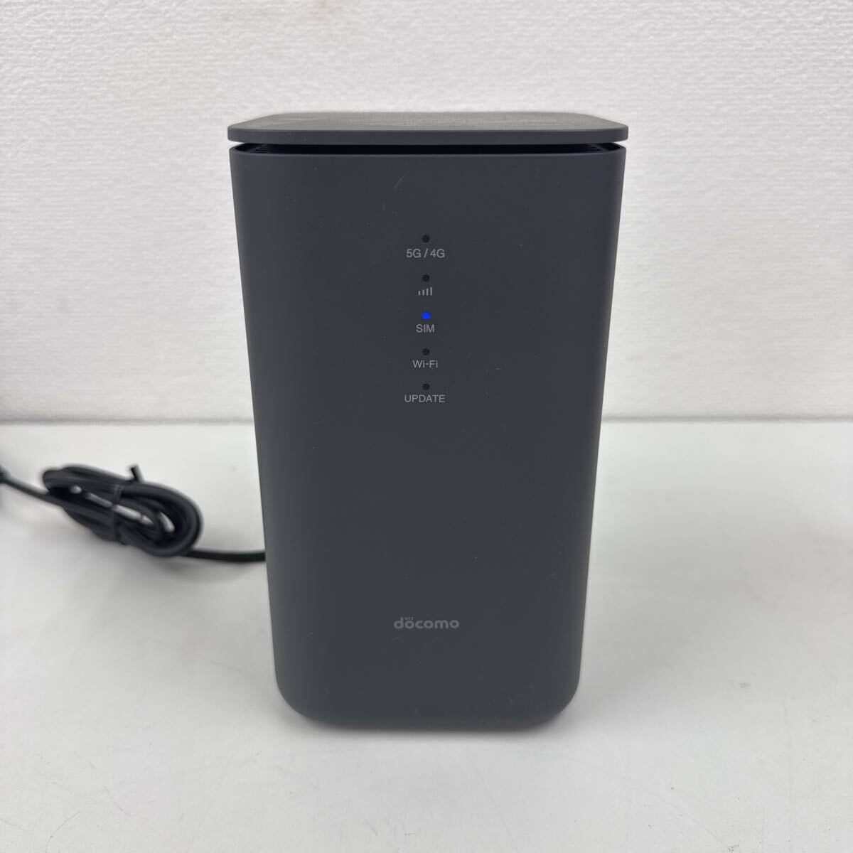 MTS520 NTT ドコモ ホームルーター home 5G HR02 ダークグレー Wi-Fi ルーター　通電のみ確認
