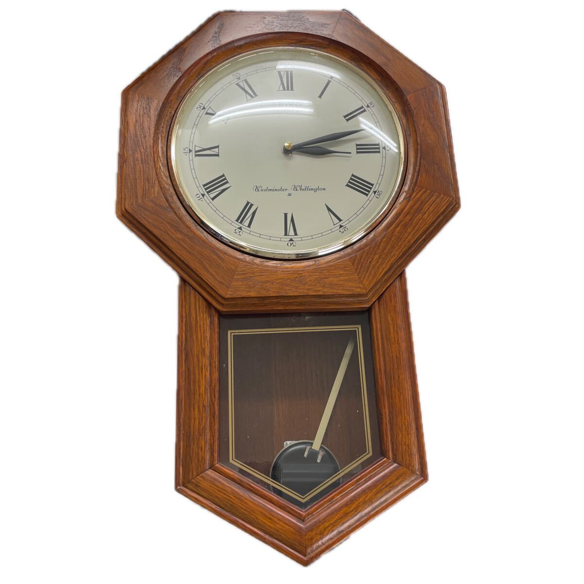 MTA565 SEIKO Westminster/Whittington 振り子時計 ボンボン時計 柱時計 掛時計　クォーツ　動作未確認　現状品