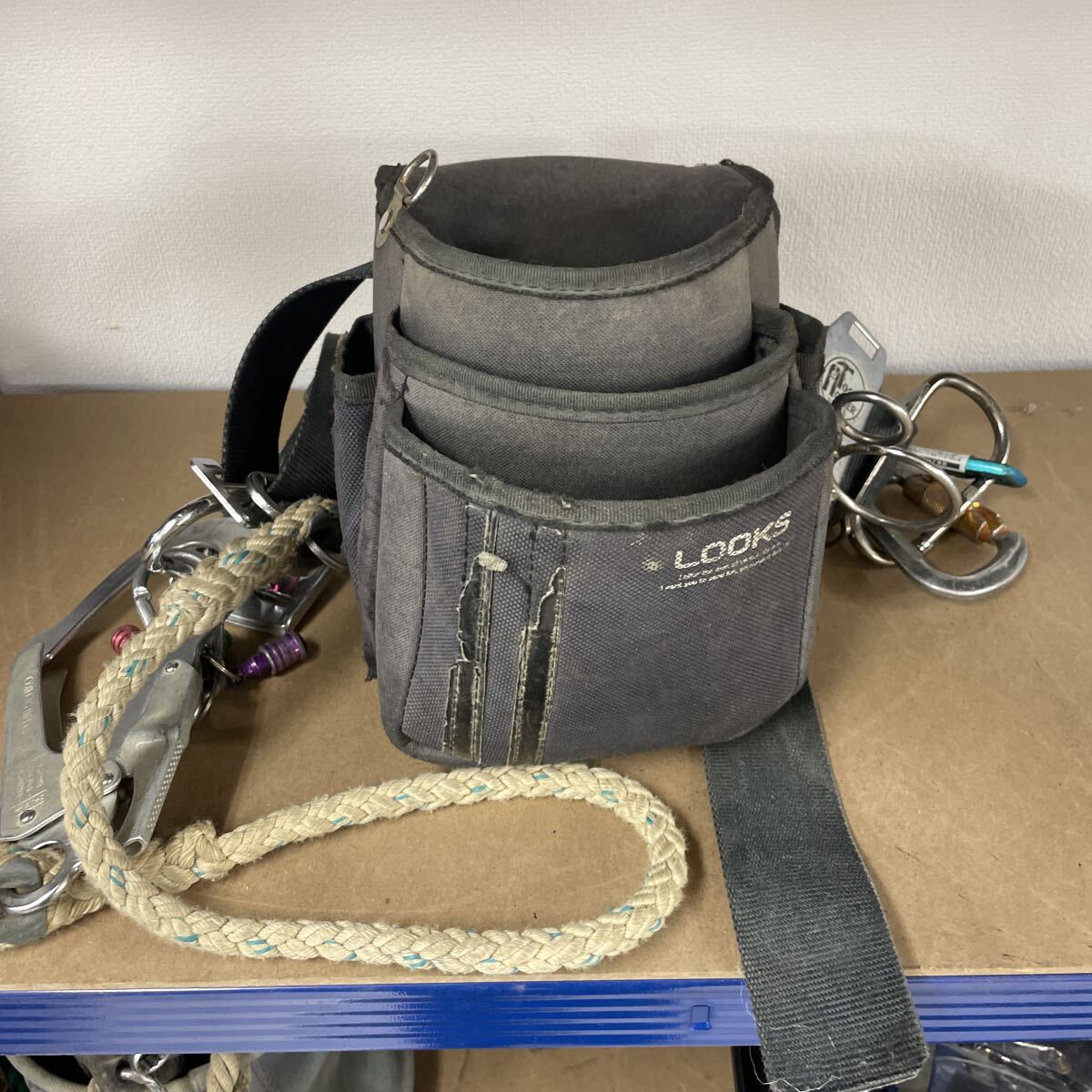 MTK93 腰袋 工具差し ベルト 腰道具 現状品