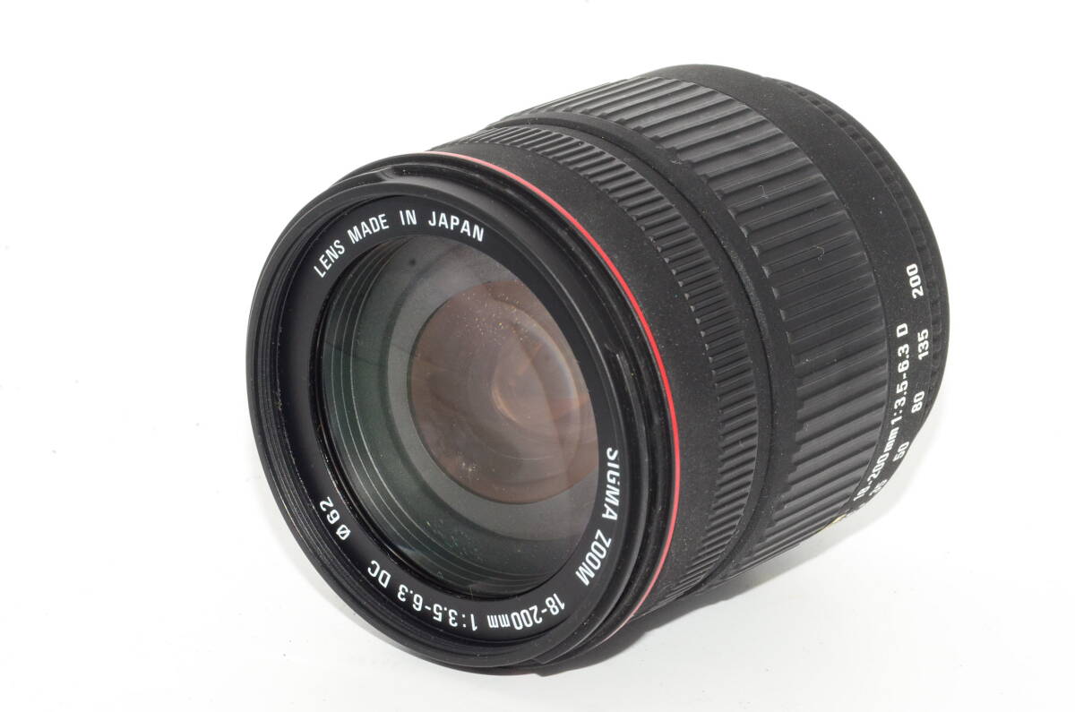 【外観特上級】シグマ SIGMA ZOOM 18-200mm F3.5-6.3 DC Nikon用　#j13275