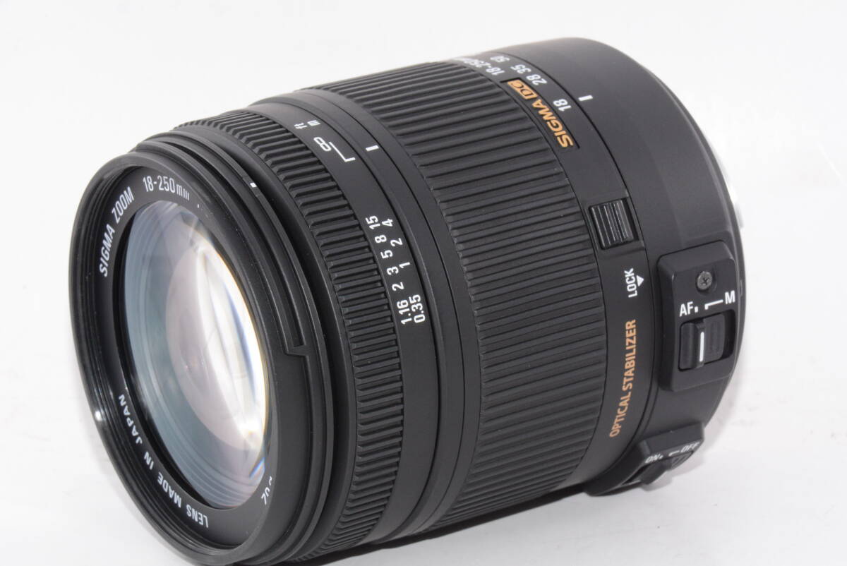 【外観特上級】シグマ 18-250mm F3.5-6.3 DC OS HSM キヤノン用　#v1712