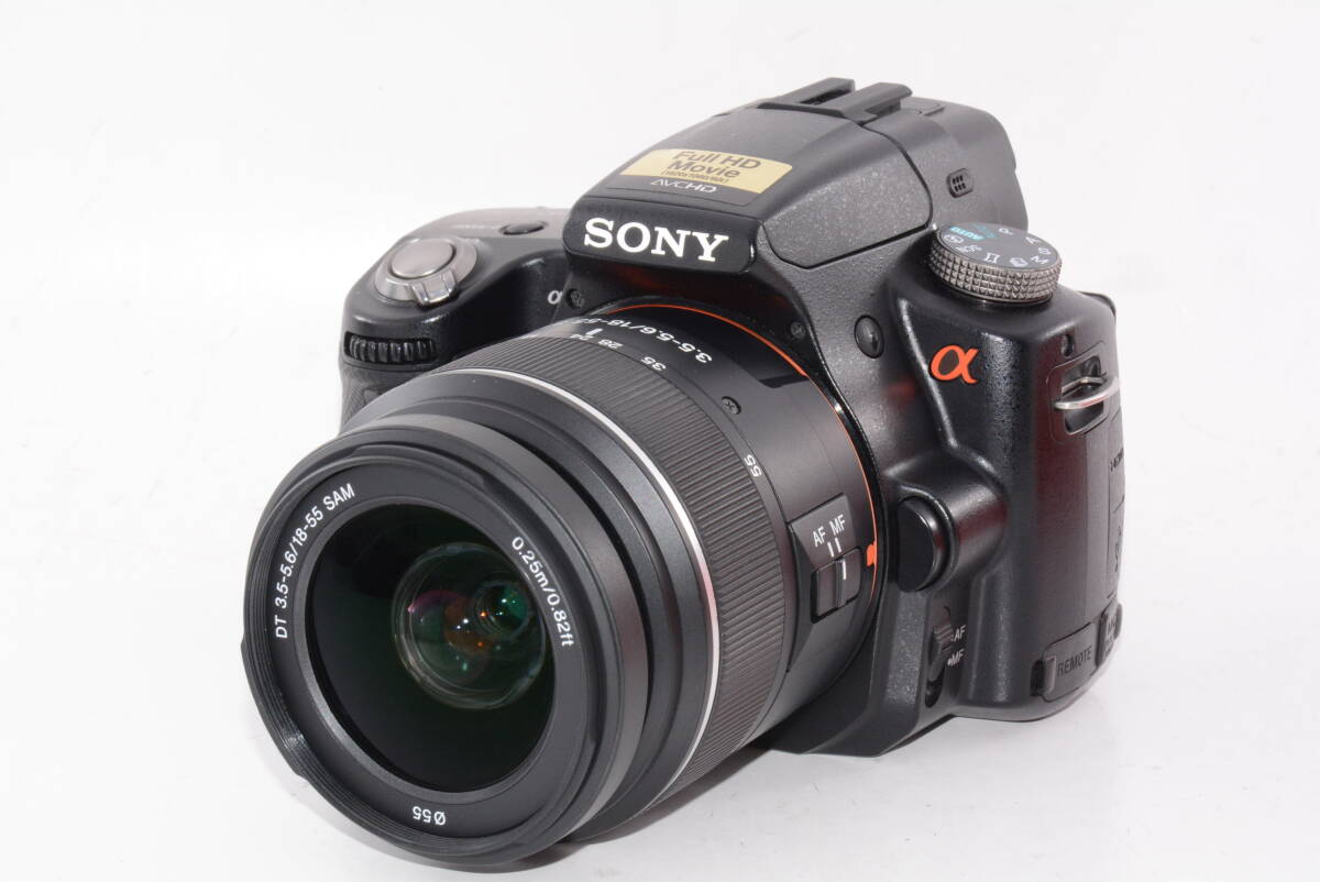 【外観特上級】SONY α33 DSLR-A33 / DT 18-55mm F3.5-5.6 SAM ソニー　#u12663