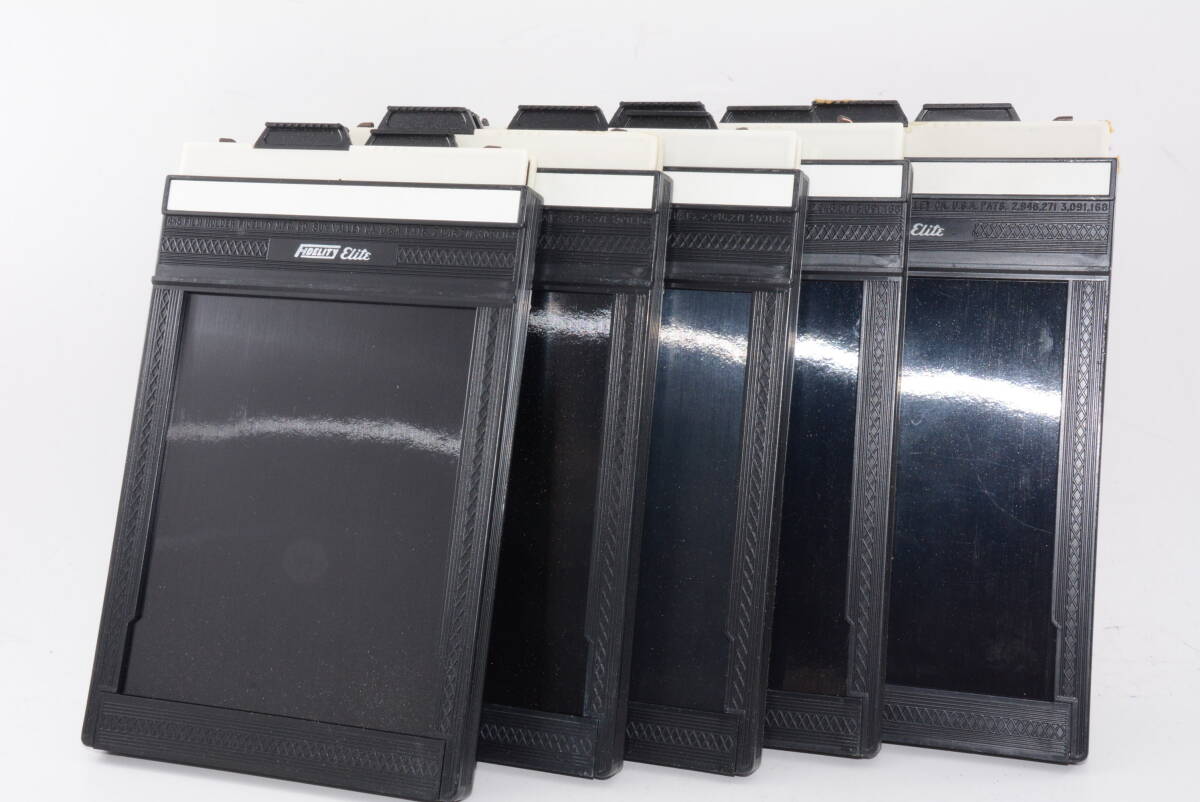 【外観並級】FIDELITY/フィデリティ/4×5 Film HOLDER/5枚/Elite　#e9227